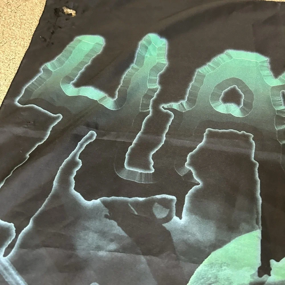Vintage 2000 Slayer Tapestry Flag Rare Thrash Metal Gas Mask 42x30 Inch‎ Flag